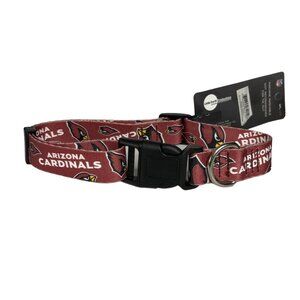 NFL Team Large Dog Collar Arizona Cardinals Red New